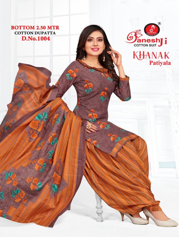 Ganeshji Khanak Vol-1 Indo Cotton Designer Dress Material